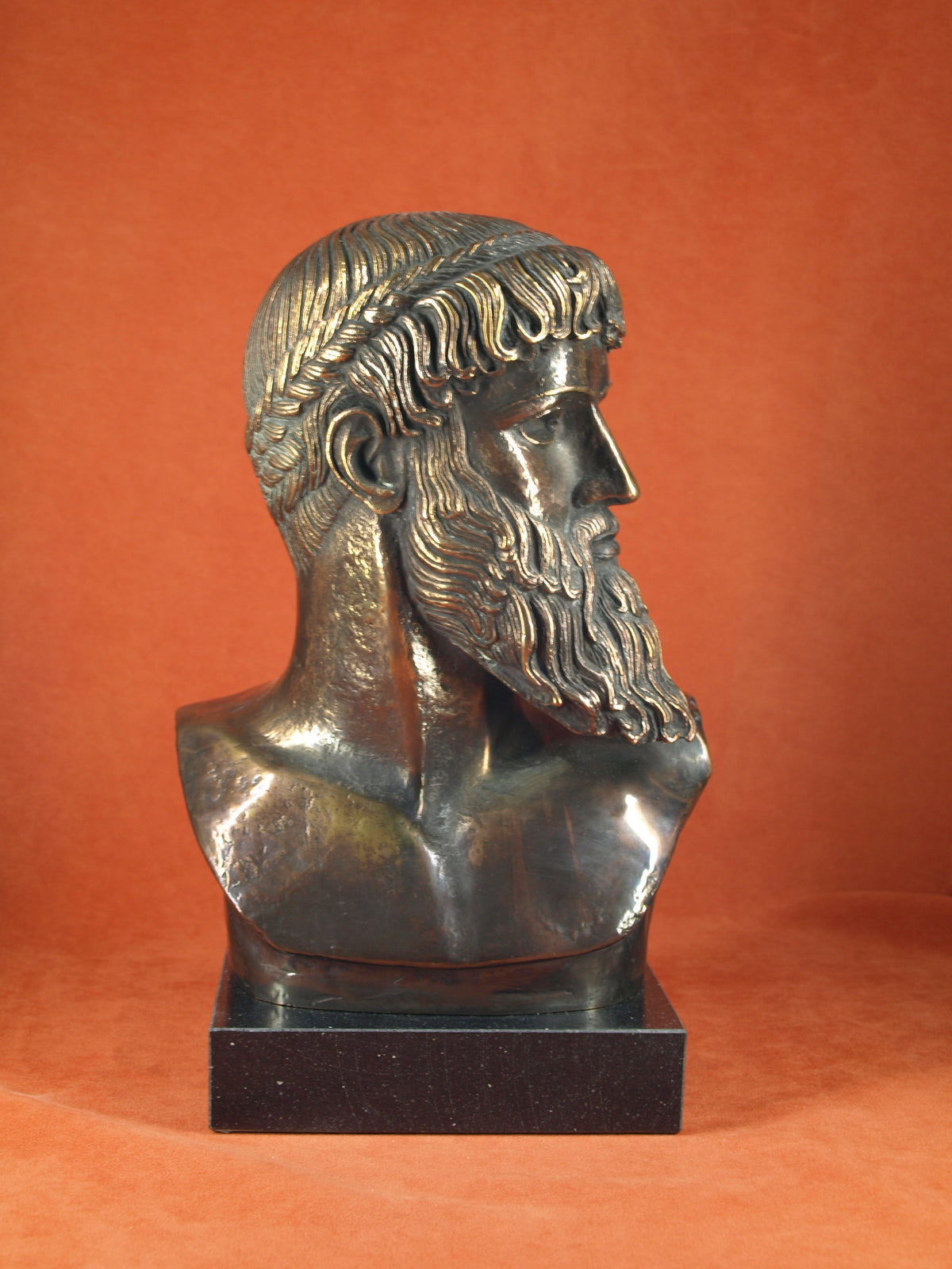 réplica del bronce del Artemision del Museo de Atenas · comprar busto de Zeus-Poseidón