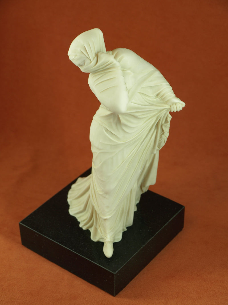 igura de danza decorativa, bailarina con velo